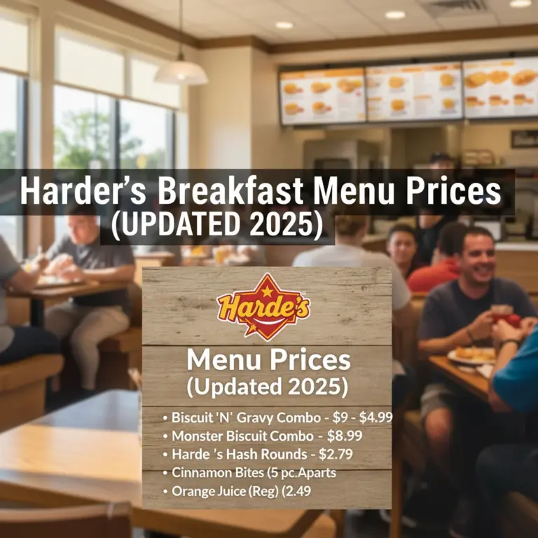 Hardee’s breakfast menu prices (updated 2025)