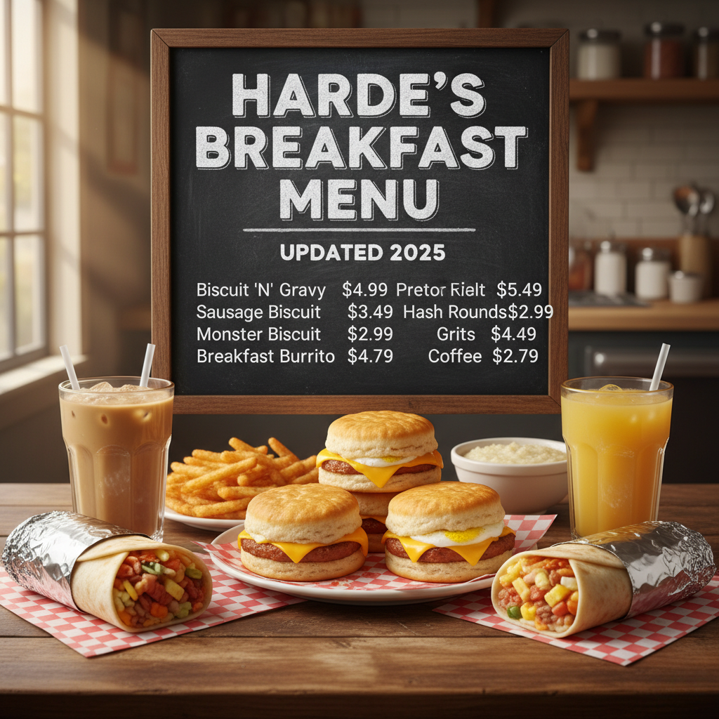 Hardee’s Breakfast Menu Hardee’s Breakfast Menu With Prices