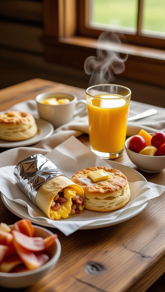 braum s breakfast menu options