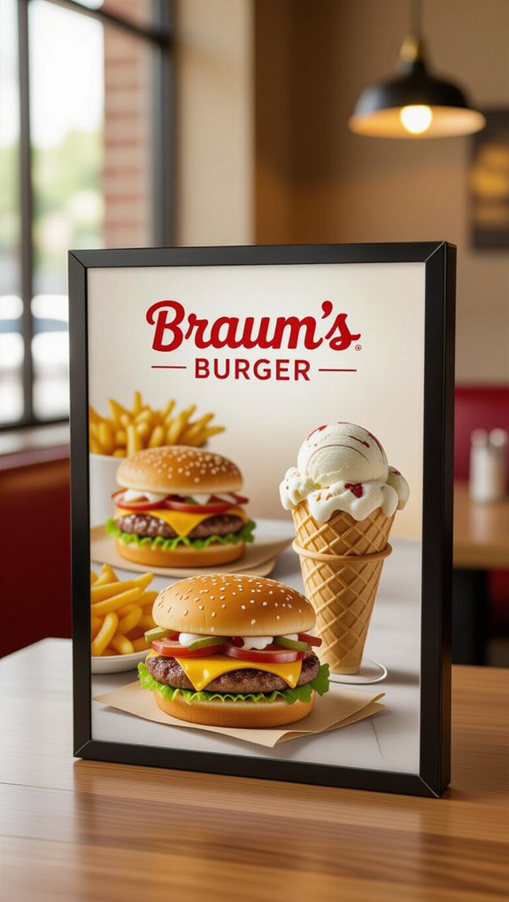 braum s burger menu delights