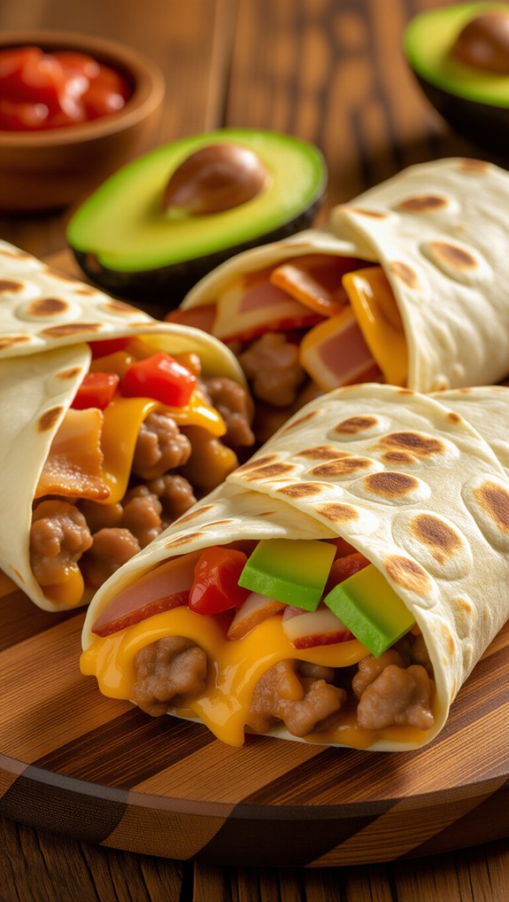 breakfast burritos flavor options