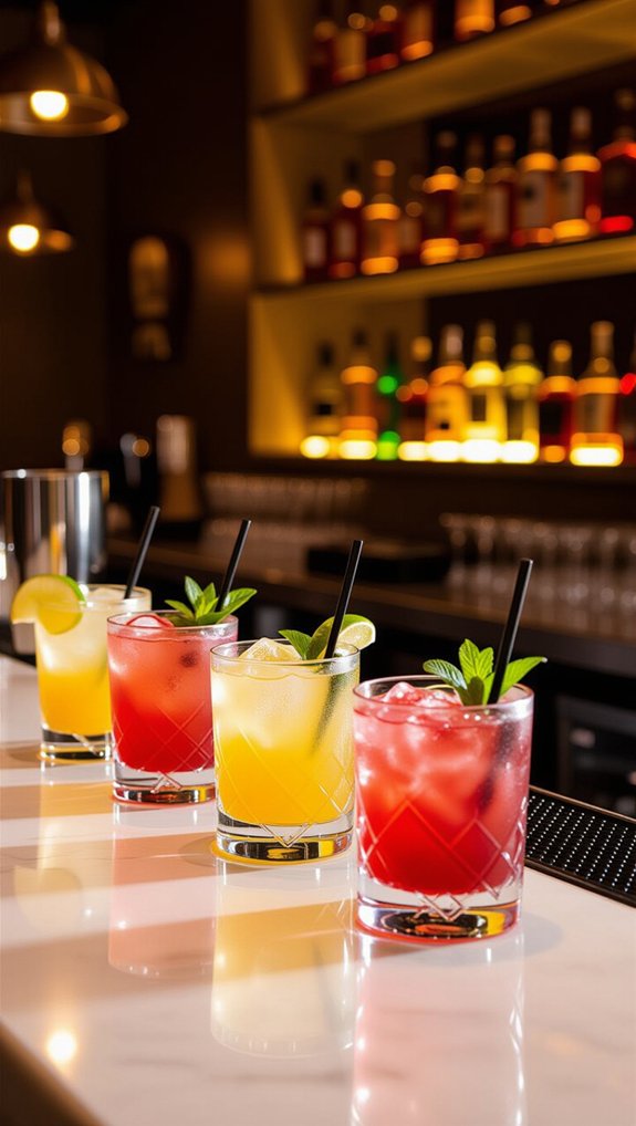 budget friendly happy hour cocktails