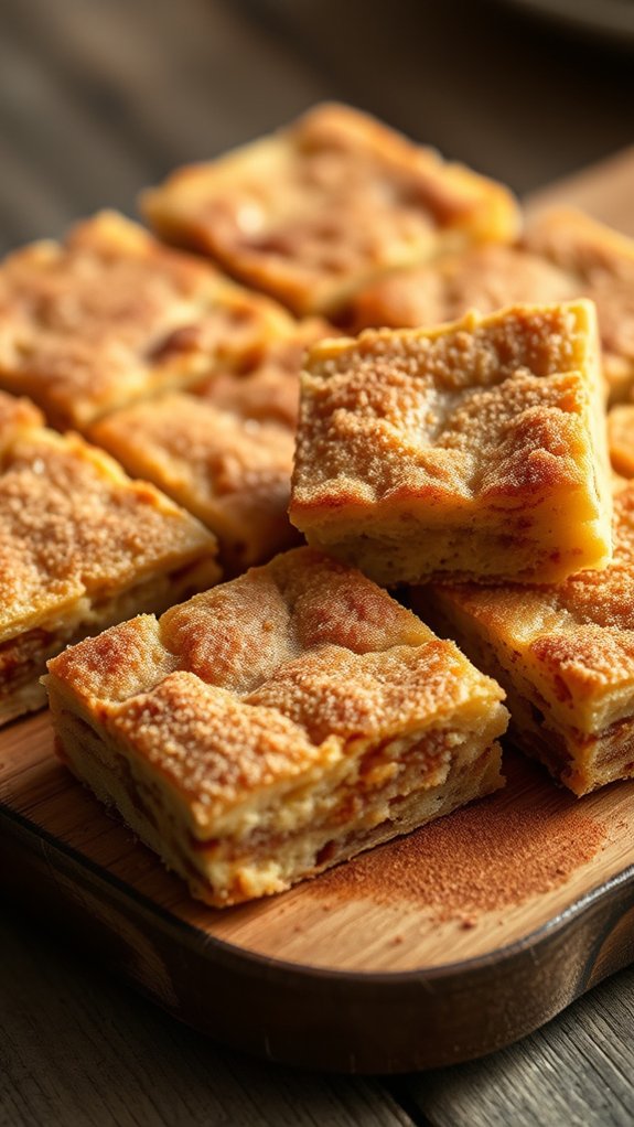 cinnamon dessert with icing