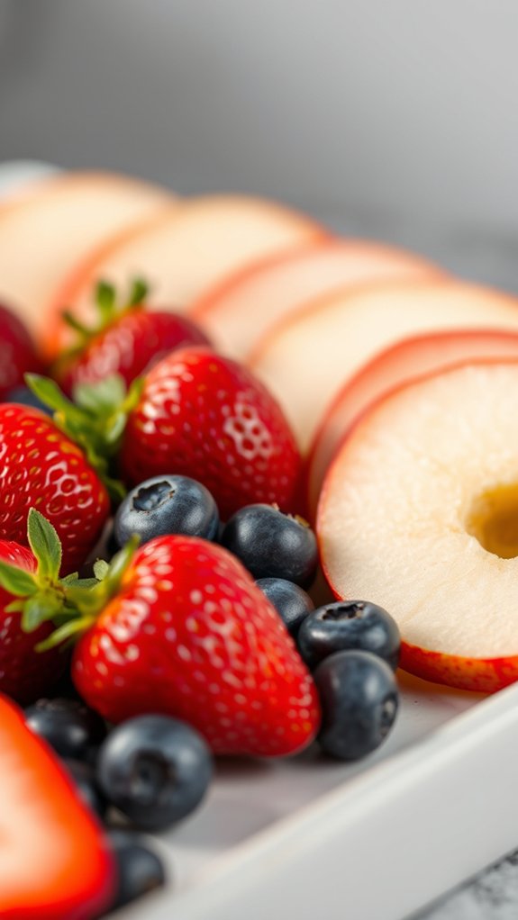 colorful healthy fruit tray