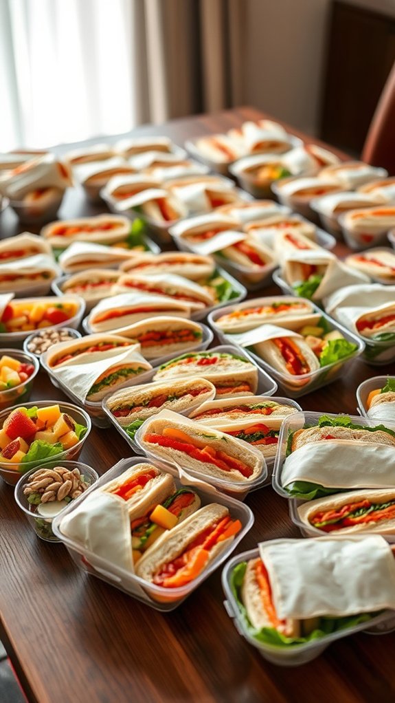 convenient large group meals