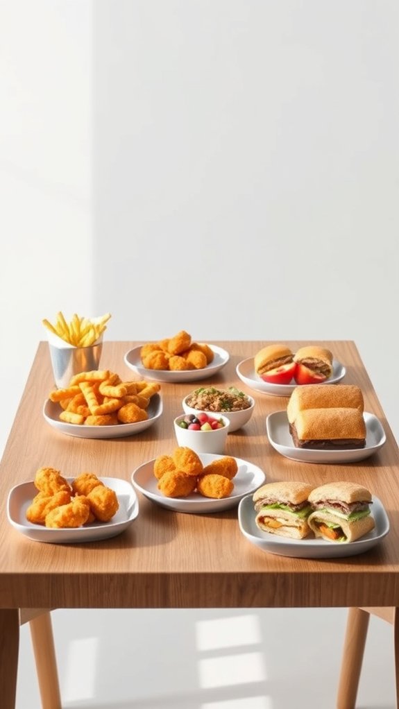 customizable meal options available