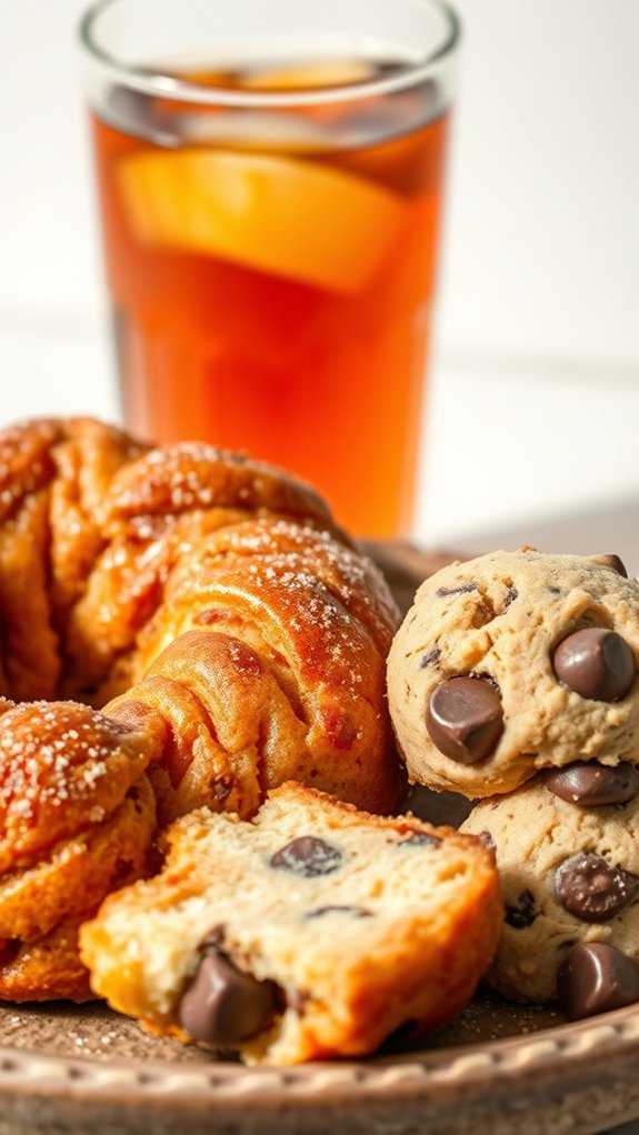 delicious desserts and drinks