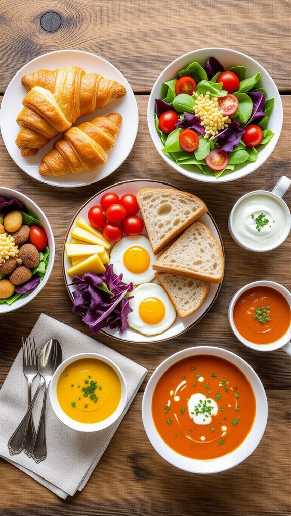 diverse menu with reasonable prices