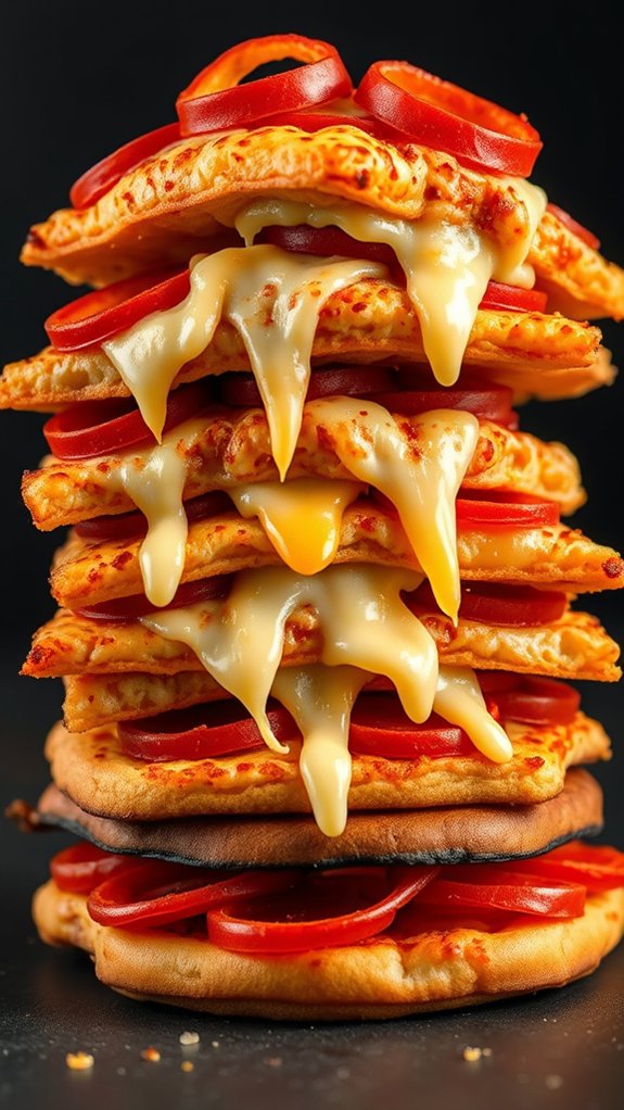 extra cheesy pepperoni pizza delight