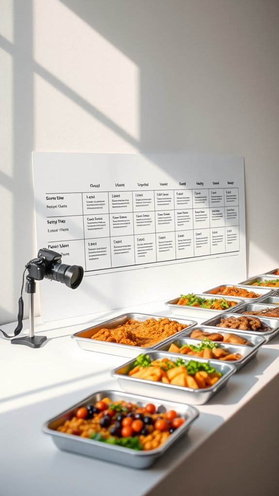 flexible catering order timeline