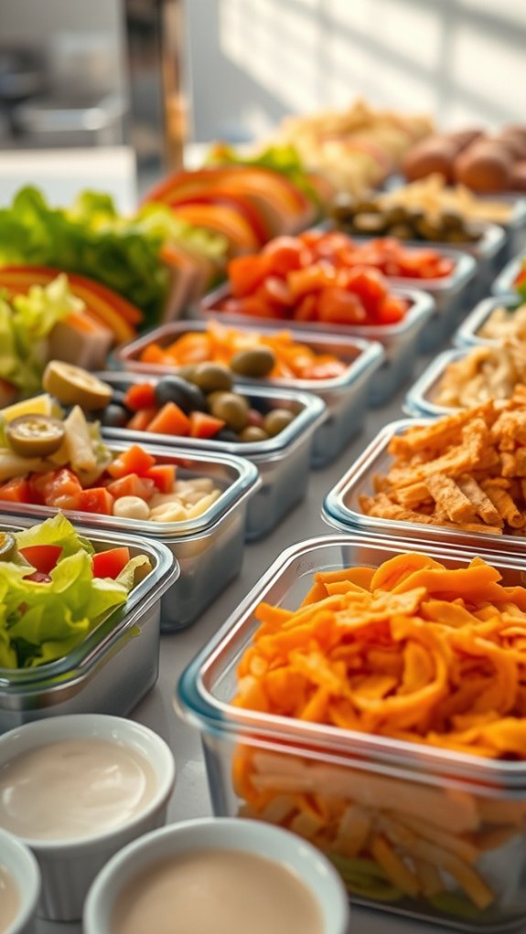 free toppings and sauces