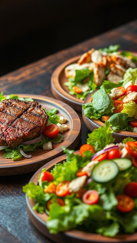 fresh customizable salad options