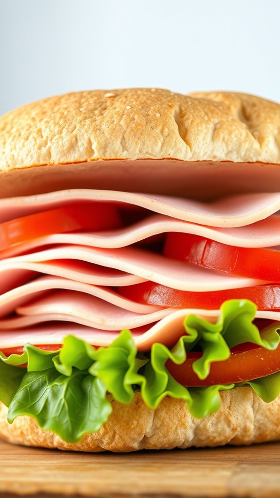 healthy turkey ham subs