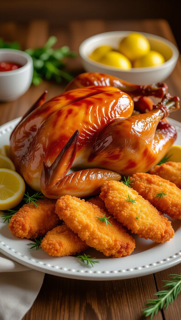 hearty home style chicken entrees