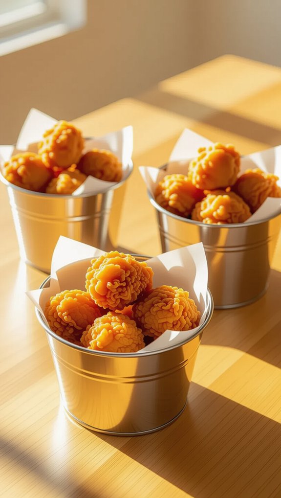 kfc chicken bucket sizes