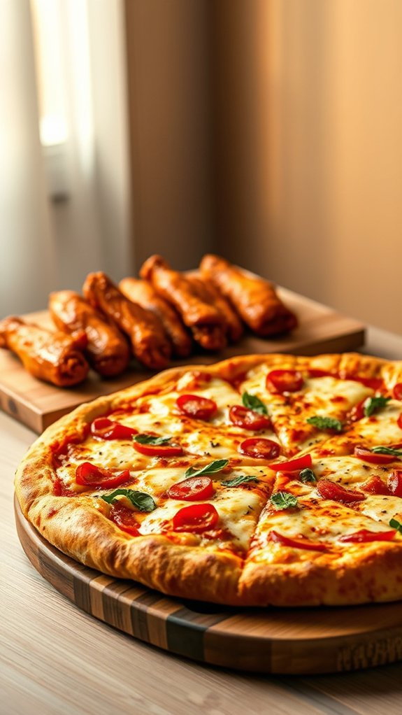 pizza and wings combo