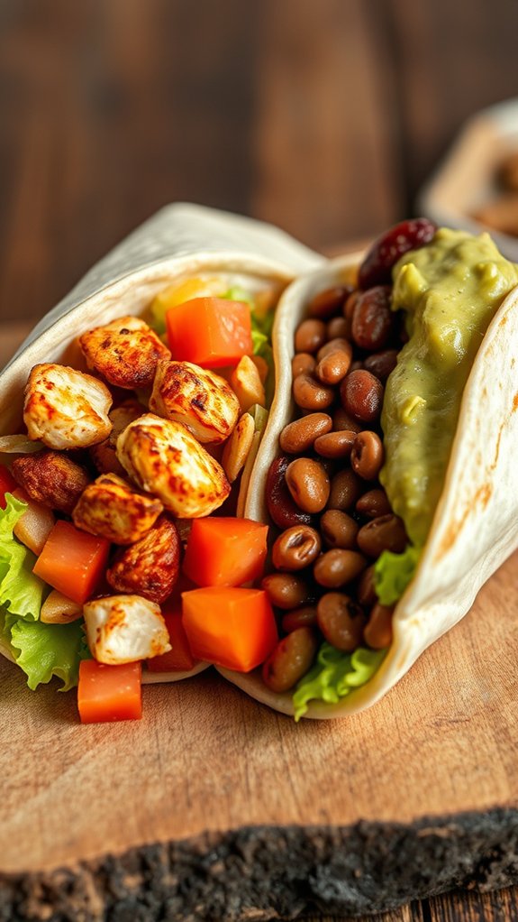 premium burritos with customization