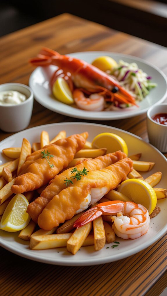 seafood dinner options available