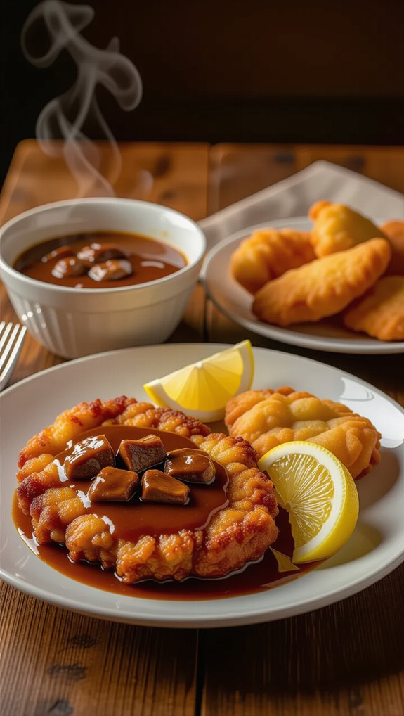 steak and seafood options