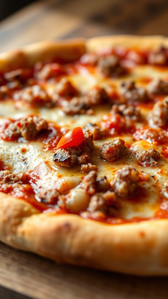 stuffed pizza flavor explosion