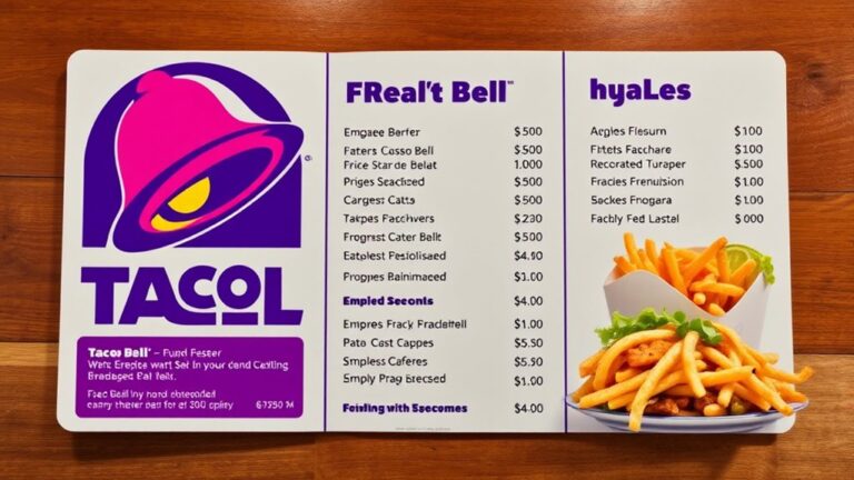 taco bell menu prices 2025