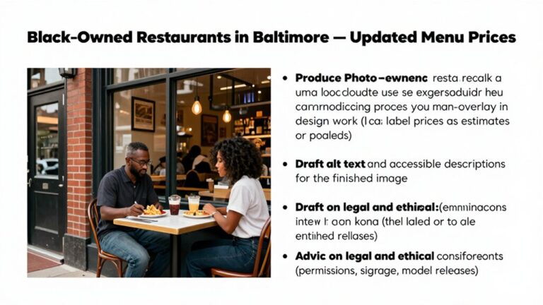 baltimore black owned restaurant prices