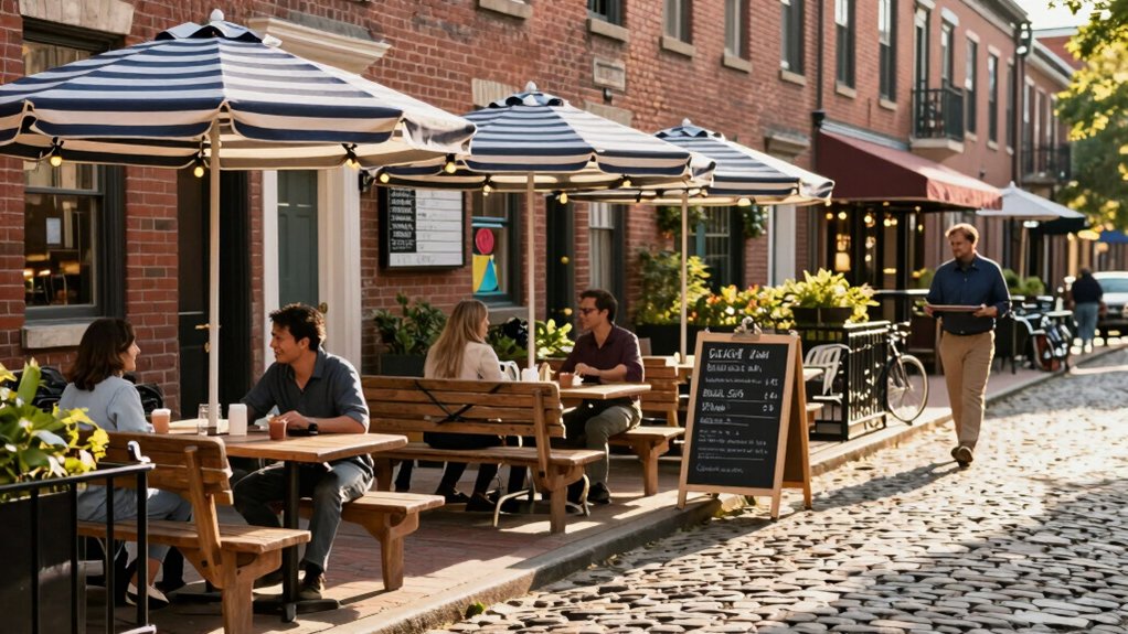 outdoor dining by vibe