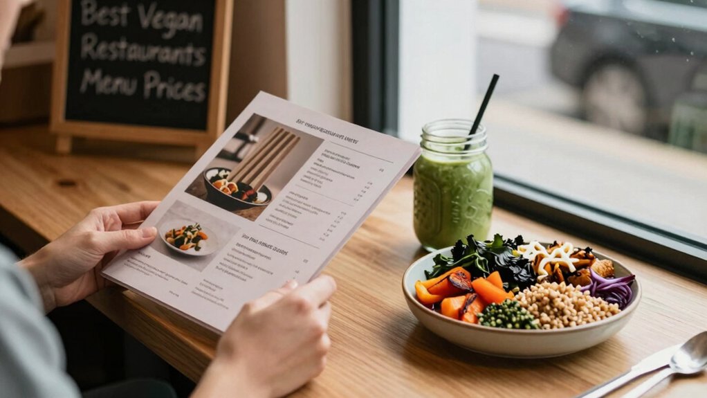 value vegan menu tips