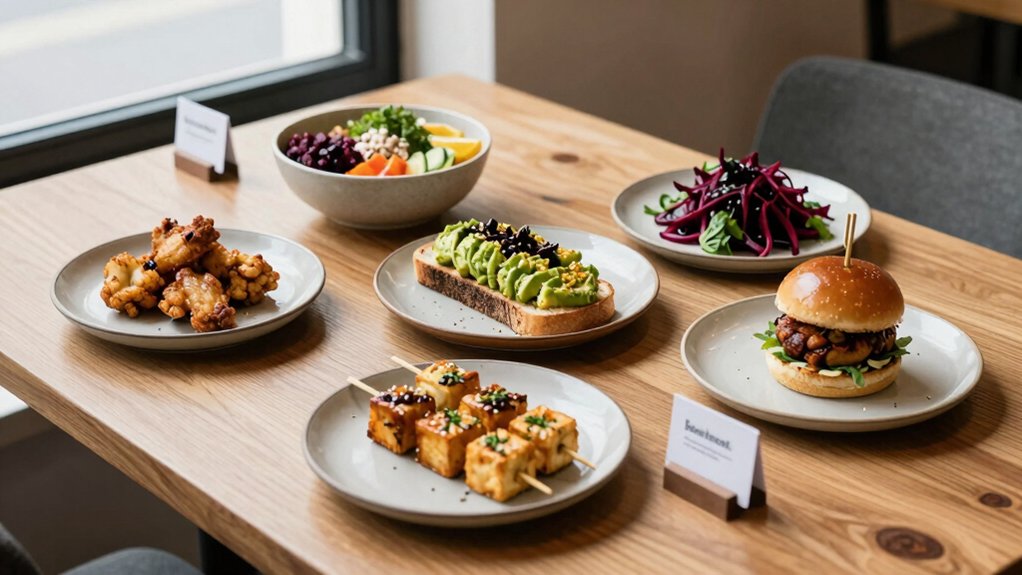 vegan menu pricing overview