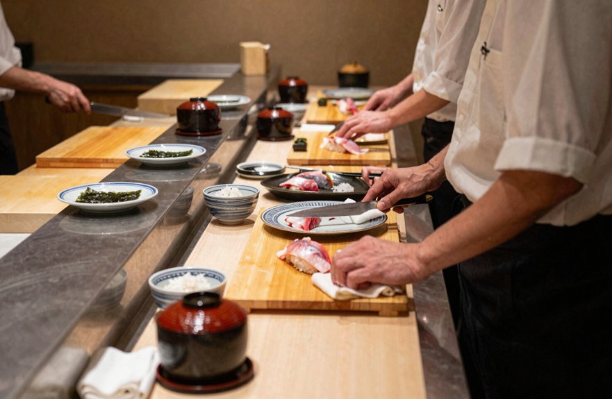 center sushi station efficiency