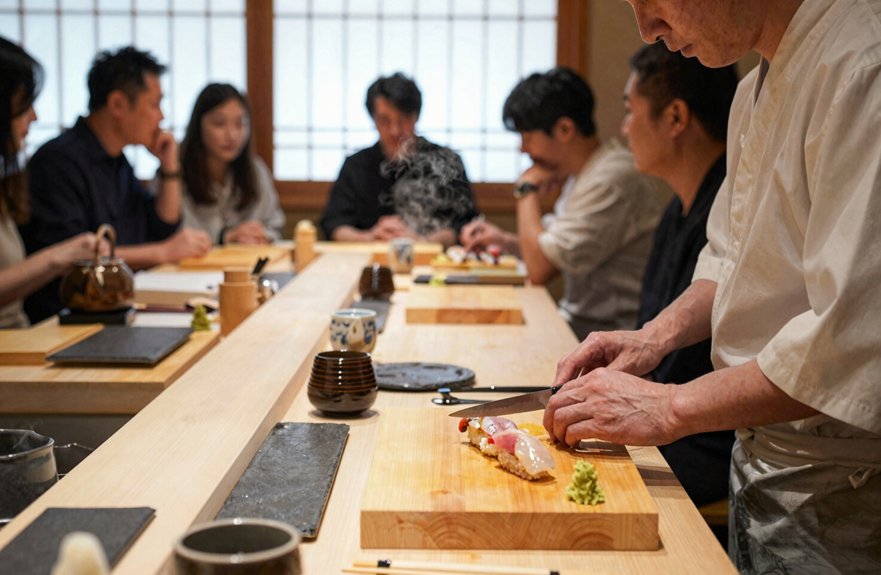 chef s clear sushi sightline