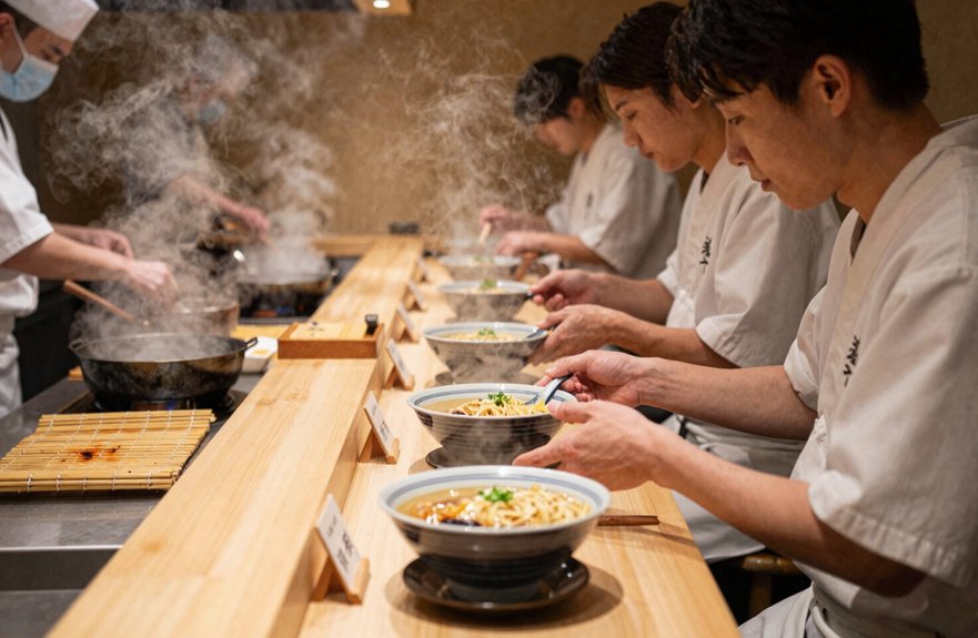 efficient ramen station workflow