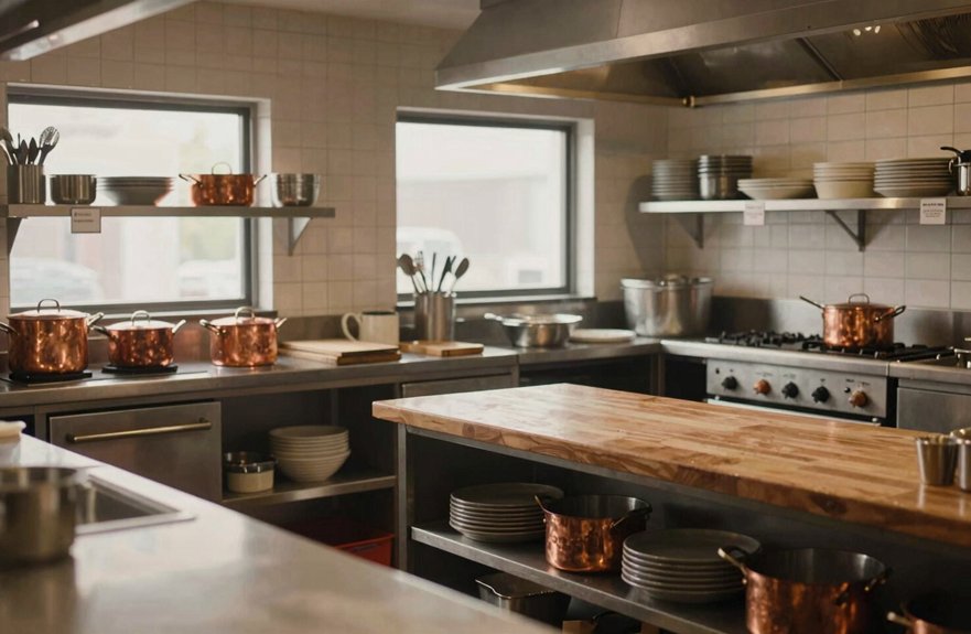 five commercial kitchen layouts