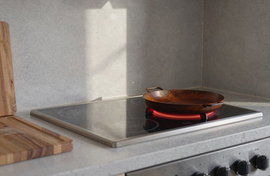 heat from oven raises fridge load