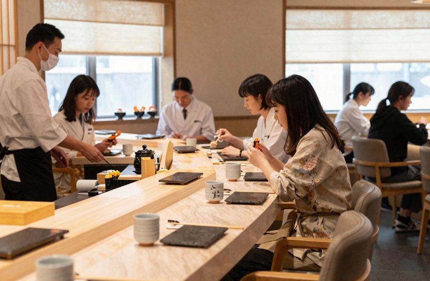 omakase counter modular seating