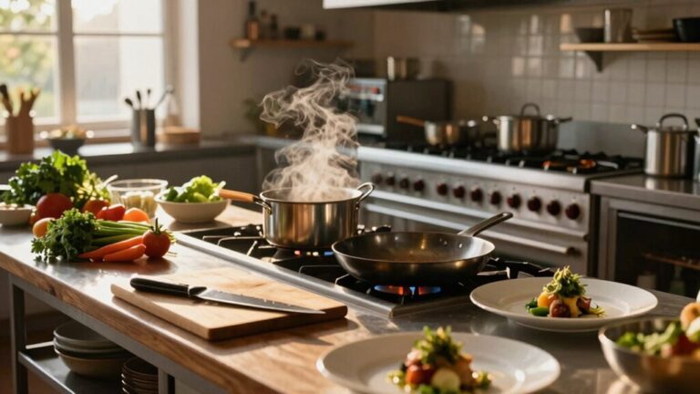 separate prep cook plate stations