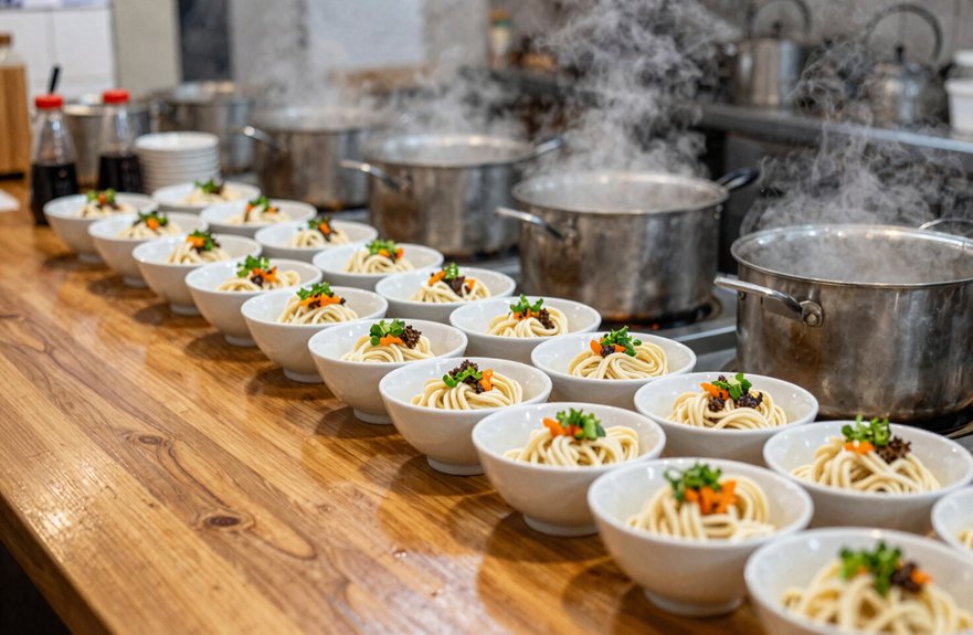 streamlined cook to finish ramen flow