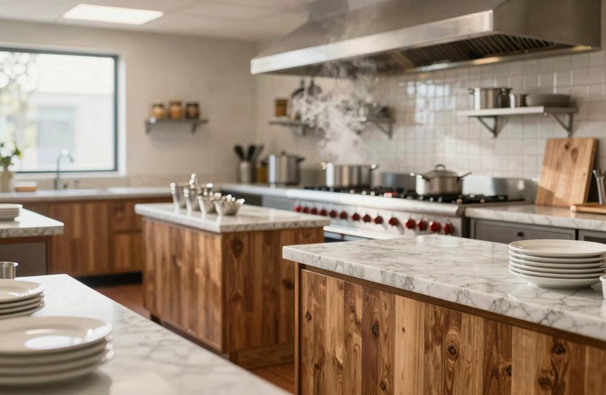 task based kitchen workflow zoning